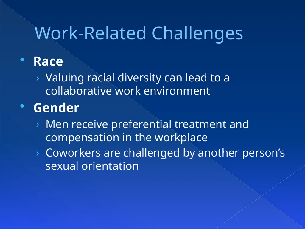 Chapter 15Challenges in the Workplace OBJECTIVES - slide 12 of 43