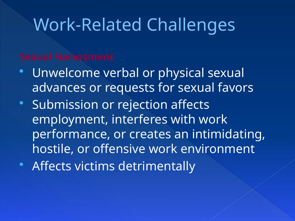 Chapter 15Challenges in the Workplace OBJECTIVES - slide 14 of 43