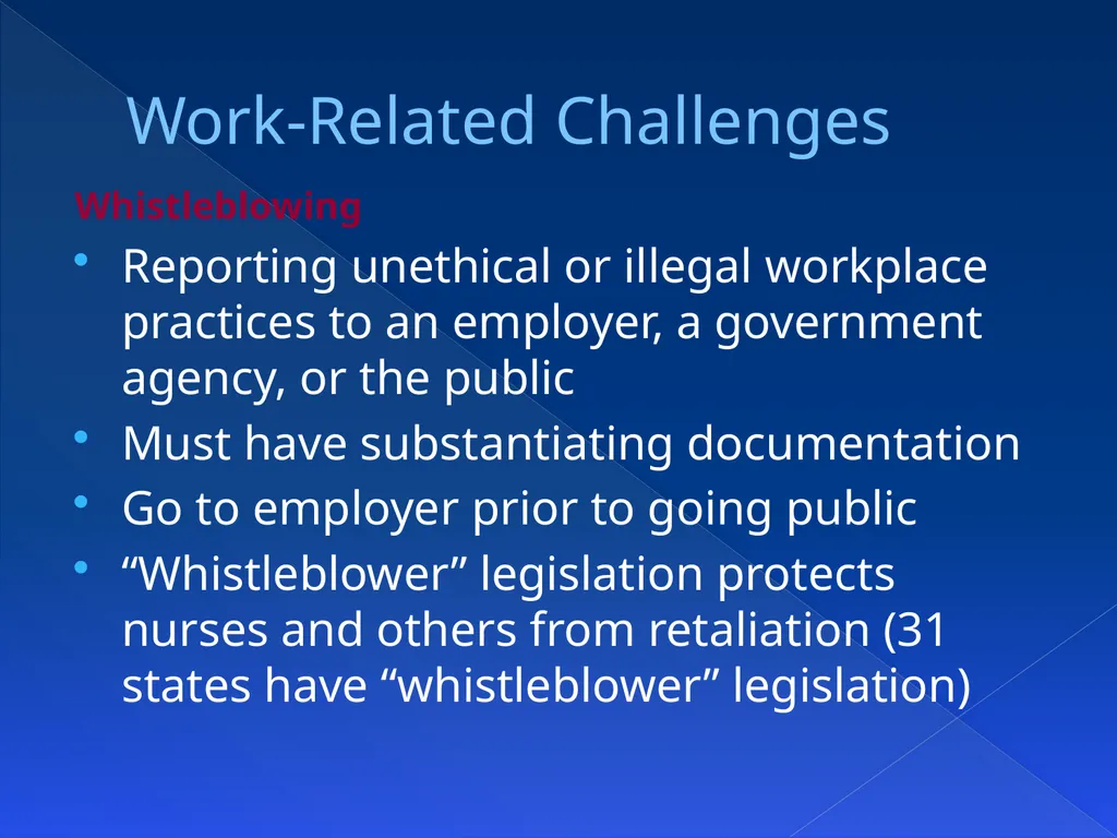 Chapter 15Challenges in the Workplace OBJECTIVES - slide 5 of 43