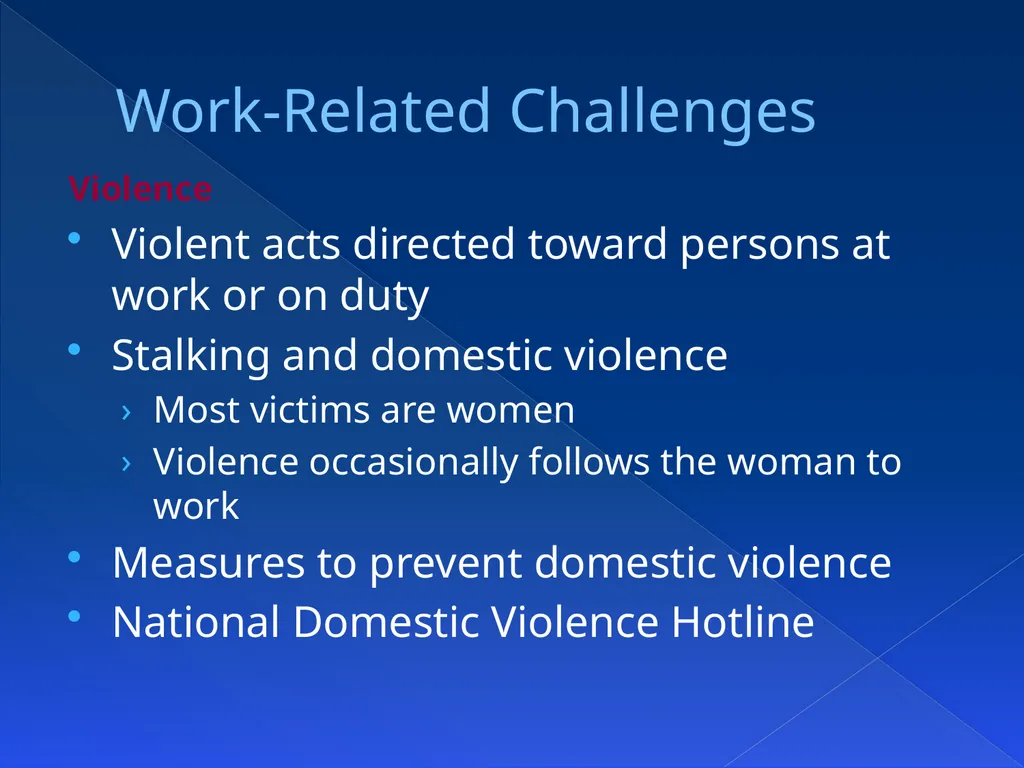 Chapter 15Challenges in the Workplace OBJECTIVES - slide 7 of 43