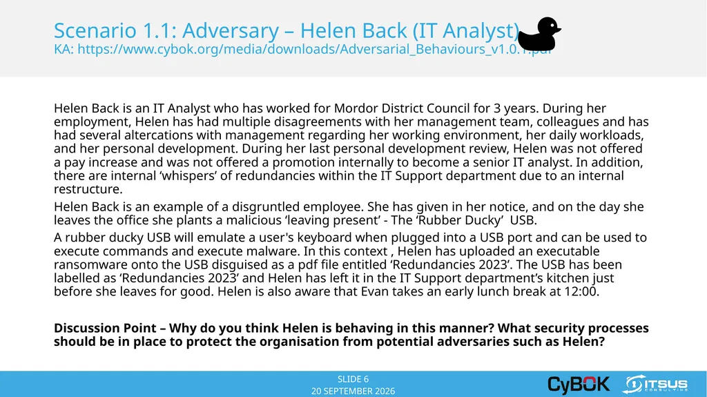 COPYRIGHT © 2014 ITSUS CONSULTING ITSUS Consulting - slide 6 of 23