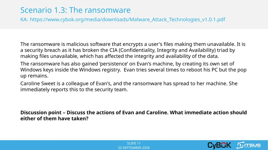 COPYRIGHT © 2014 ITSUS CONSULTING ITSUS Consulting - slide 11 of 23
