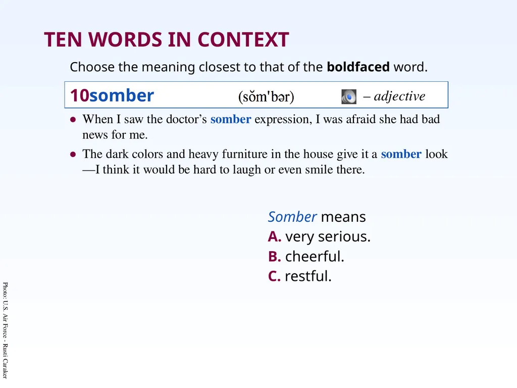 Unit Two: Chapter 9 • accolade • edifice • assuage - slide 20 of 21