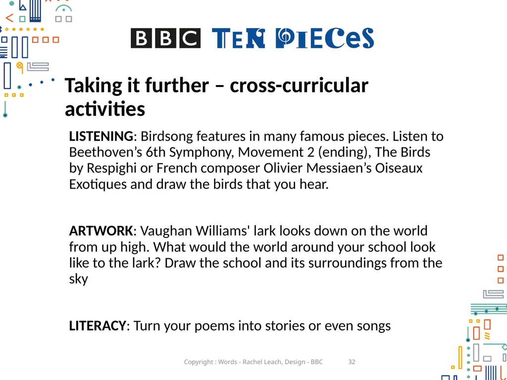 Ralph Vaughan Williams The Lark Ascending Primary - slide 32 of 32