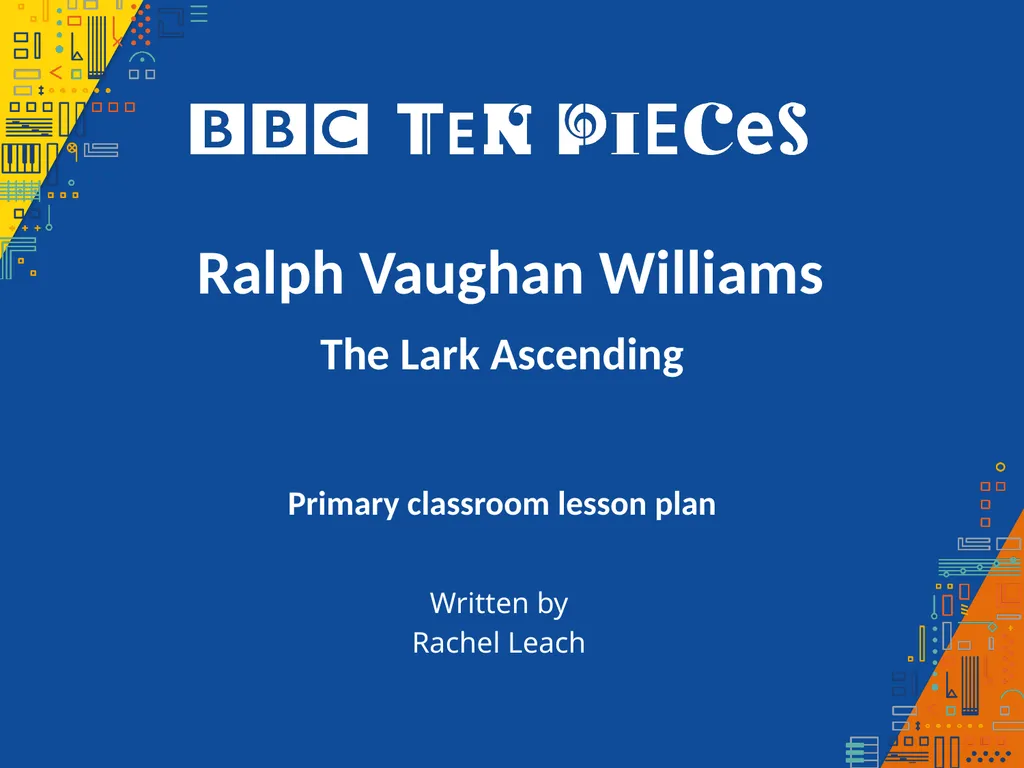Ralph Vaughan Williams The Lark Ascending Primary - slide 1 of 32