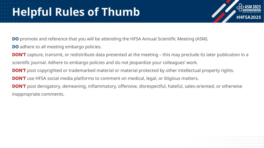 Promotional Toolkit Faculty & Abstract Presenters - slide 4 of 13