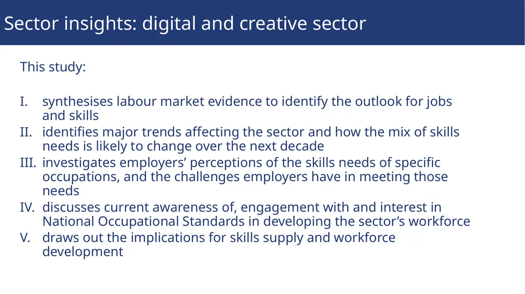 Sector insights: skills and performance challenges - slide 2 of 22