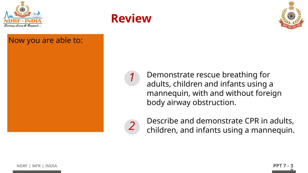 - 1 LESSON 7 Basic Life Support (BLS) and - slide 39 of 41