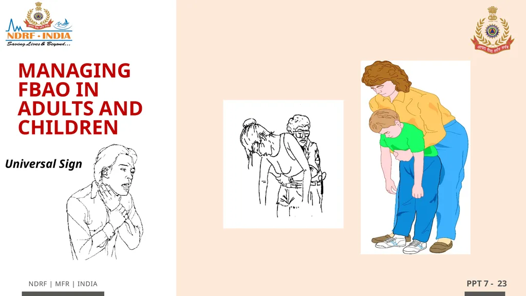 - 1 LESSON 7 Basic Life Support (BLS) and - slide 23 of 41