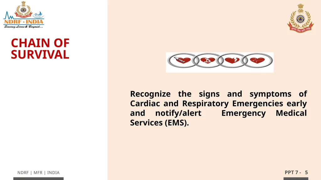 - 1 LESSON 7 Basic Life Support (BLS) and - slide 5 of 41