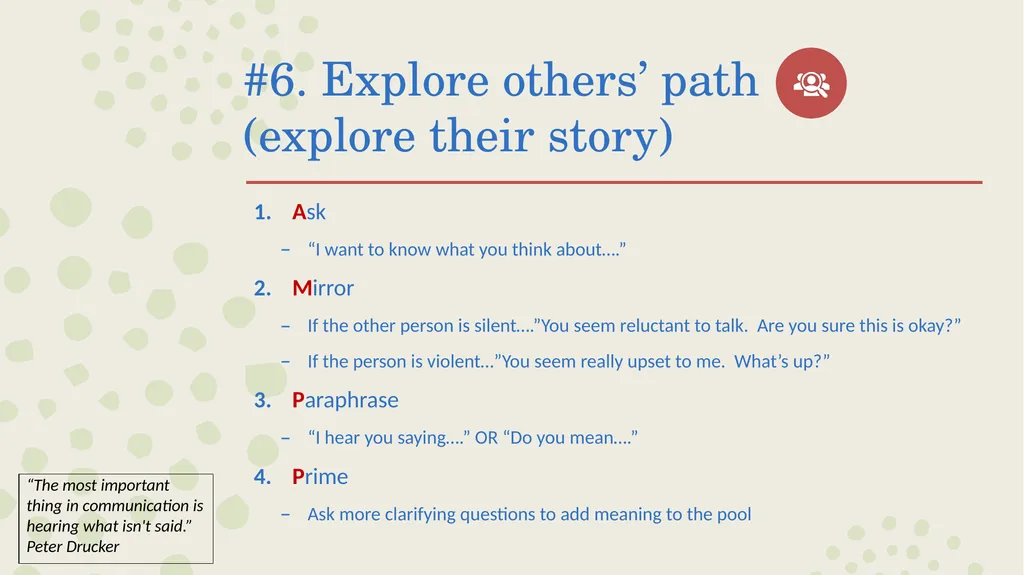 Crucial Conversations Presented by: Leah Braun - slide 19 of 24