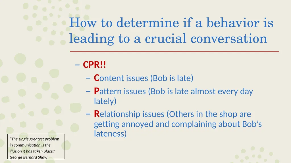 Crucial Conversations Presented by: Leah Braun - slide 10 of 24