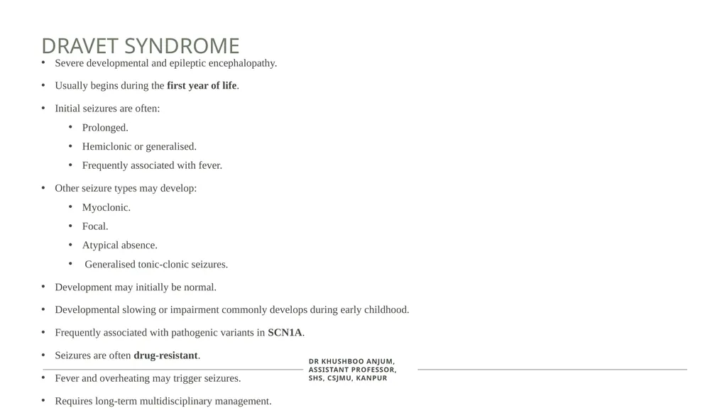 Seizures and Epilepsy Dr Khushboo Anjum Assistant - slide 24 of 31