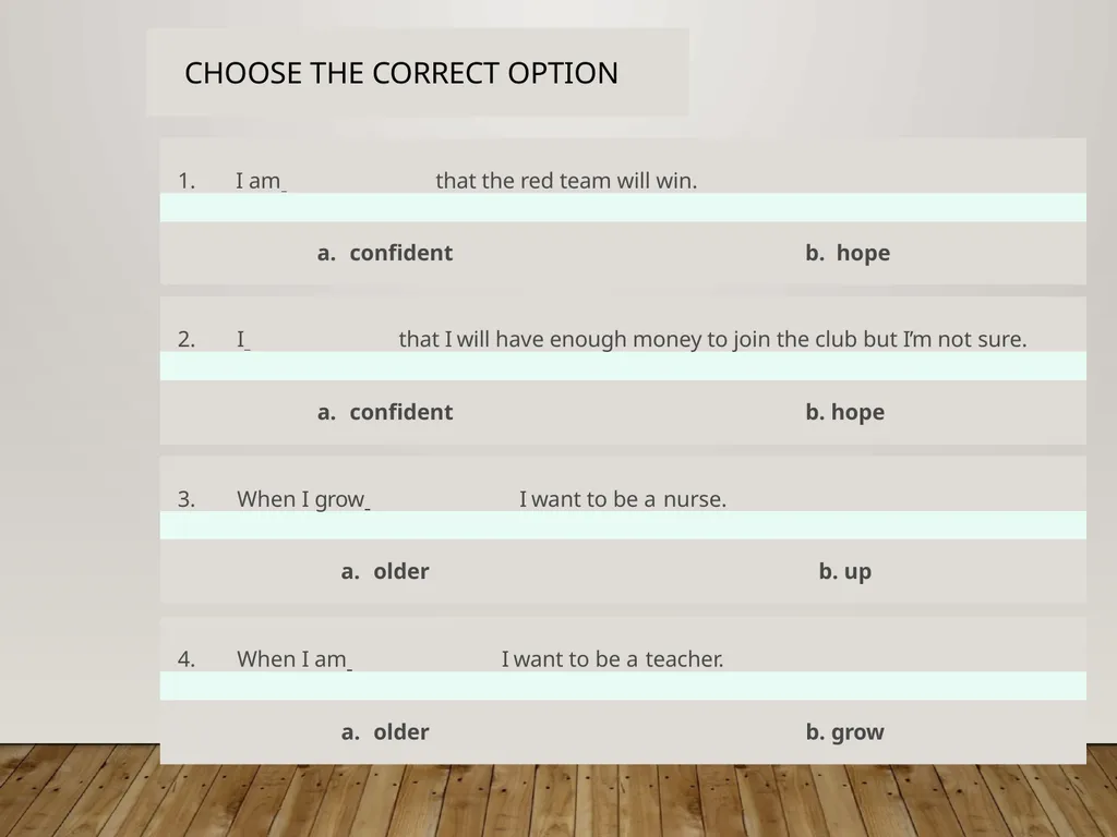 Talking about the future A1.1 Pre – Intermediate - slide 19 of 35