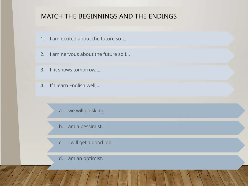 Talking about the future A1.1 Pre – Intermediate - slide 34 of 35