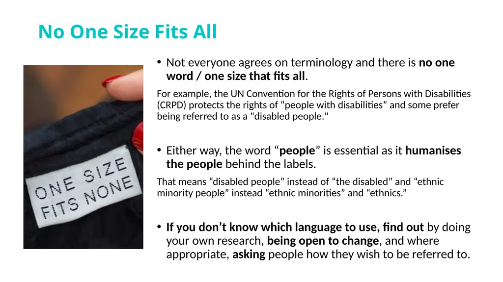 Inclusion, Wellbeing and Equalities Professional - slide 13 of 19