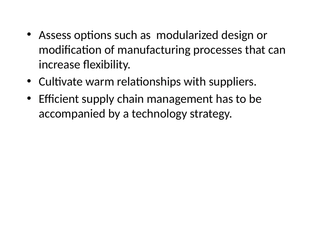 SUPPLY CHAIN MANAGEMENT Value Chain Supply side- - slide 38 of 52