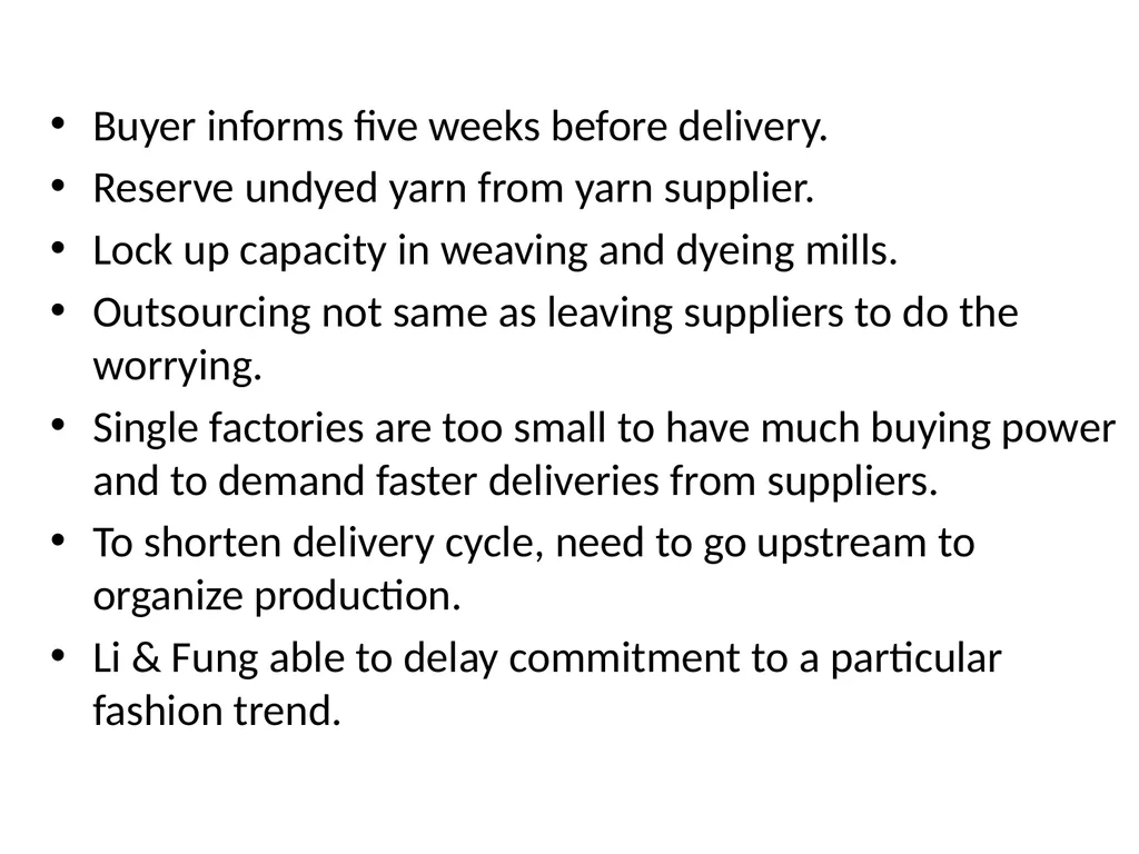 SUPPLY CHAIN MANAGEMENT Value Chain Supply side- - slide 48 of 52