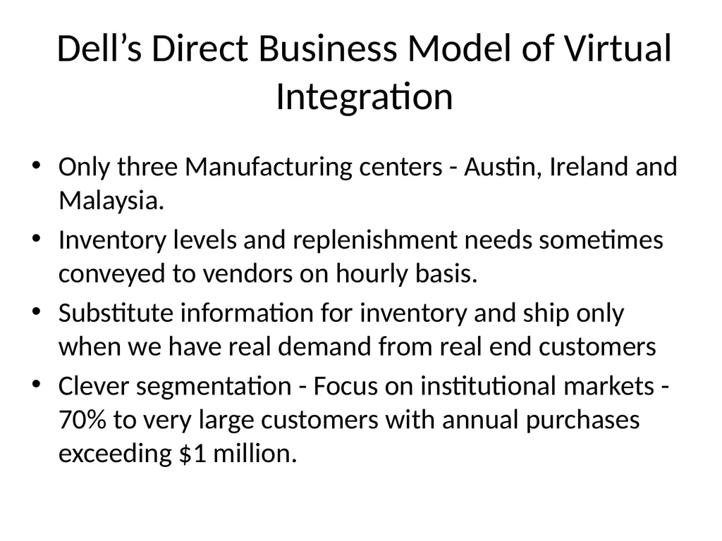 SUPPLY CHAIN MANAGEMENT Value Chain Supply side- - slide 42 of 52