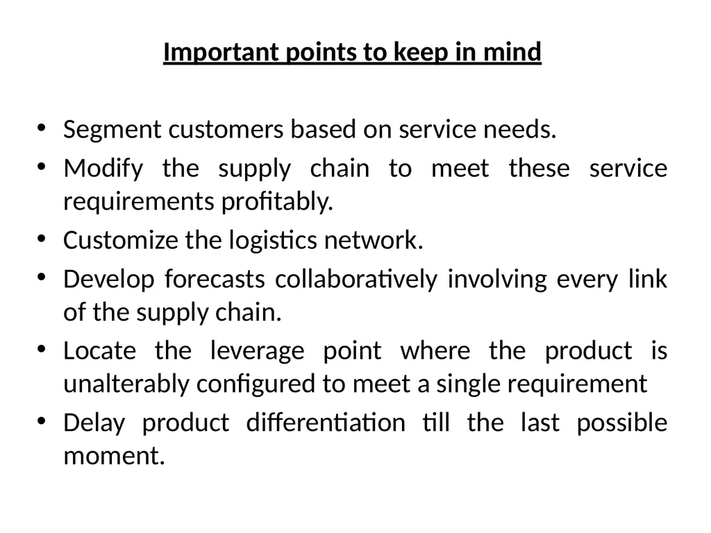 SUPPLY CHAIN MANAGEMENT Value Chain Supply side- - slide 37 of 52