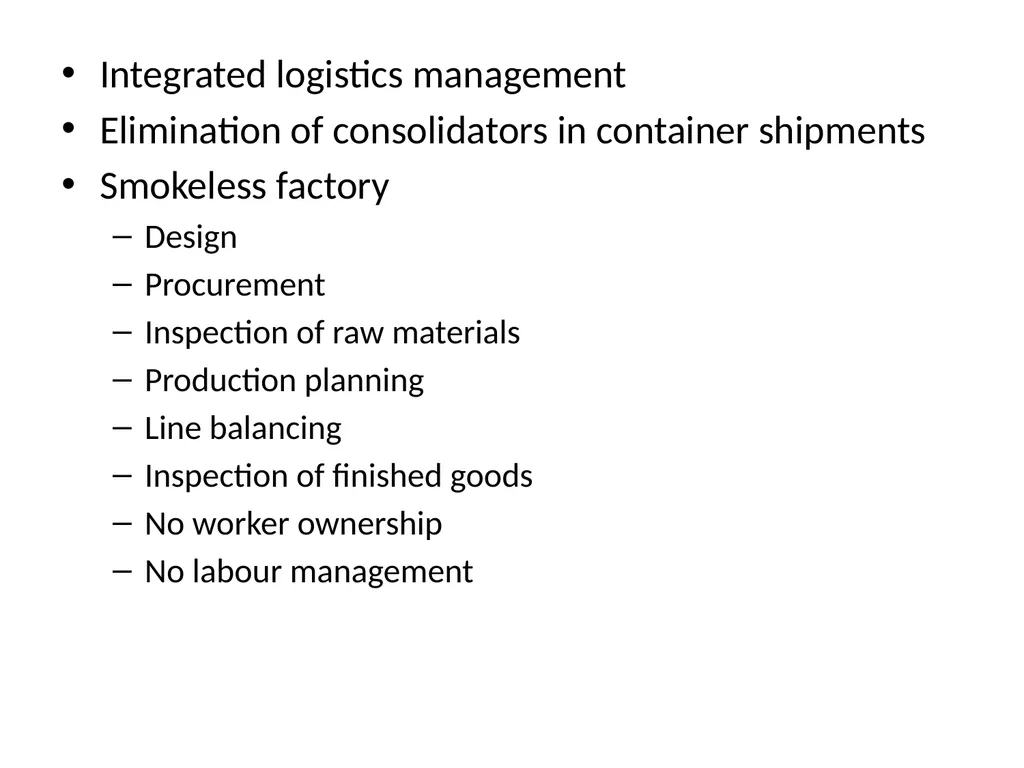 SUPPLY CHAIN MANAGEMENT Value Chain Supply side- - slide 49 of 52