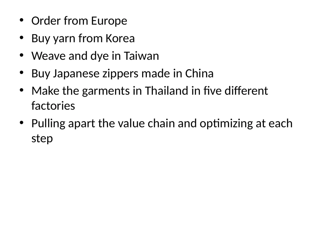 SUPPLY CHAIN MANAGEMENT Value Chain Supply side- - slide 45 of 52