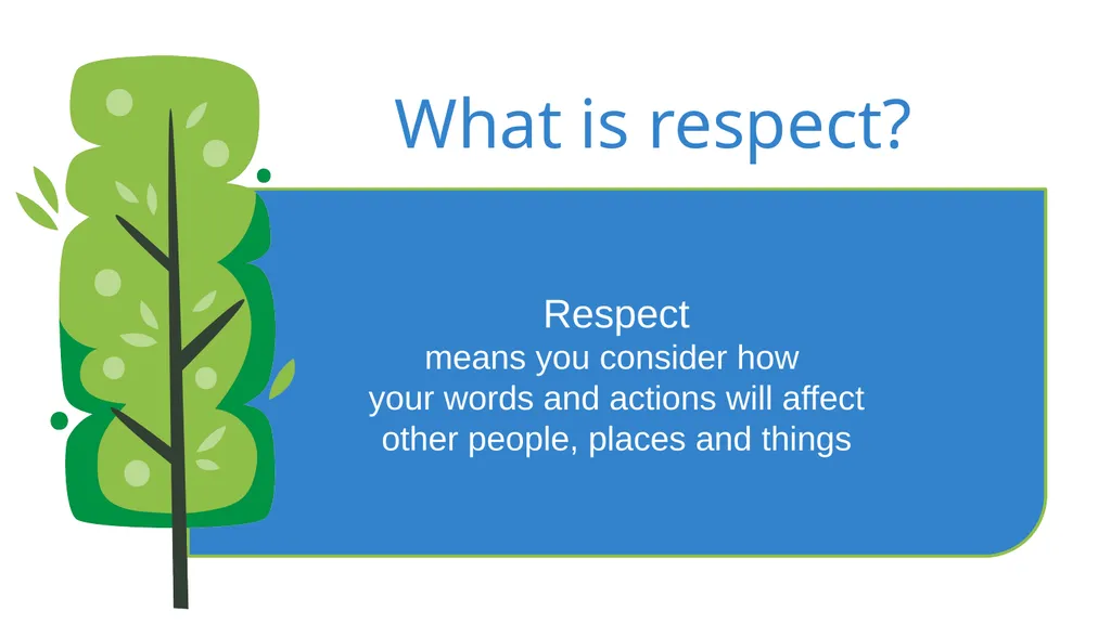 What is… Respect? TalkingTreeBooks.com © 2021, - slide 13 of 14