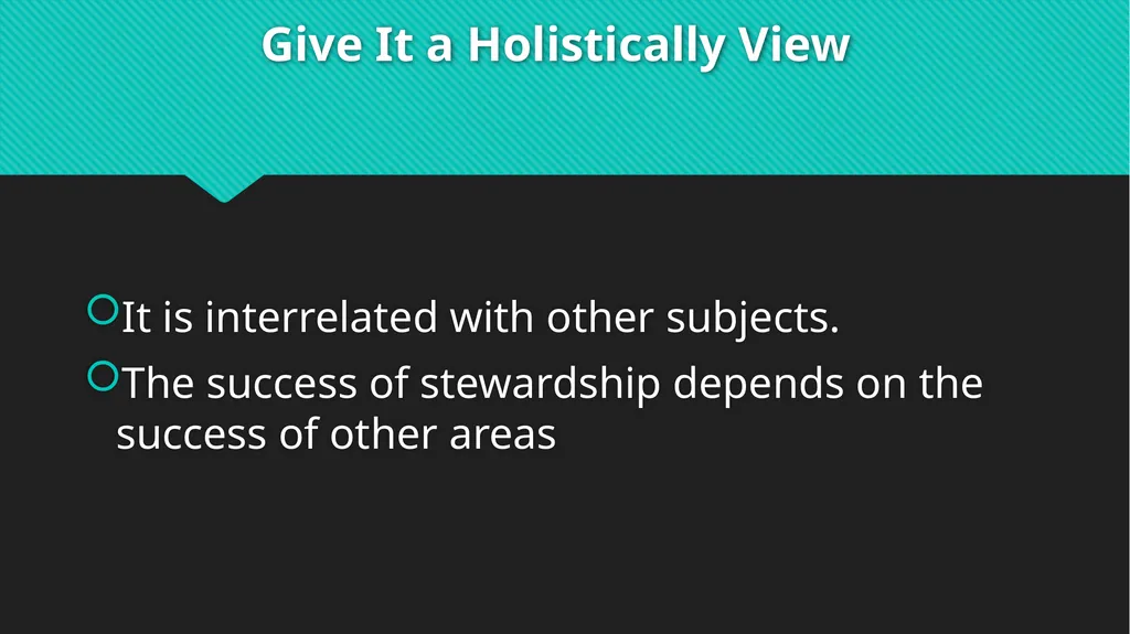WAYS TO PRESENT STEWARDSHIP PACKAGE IT WELL This - slide 5 of 13
