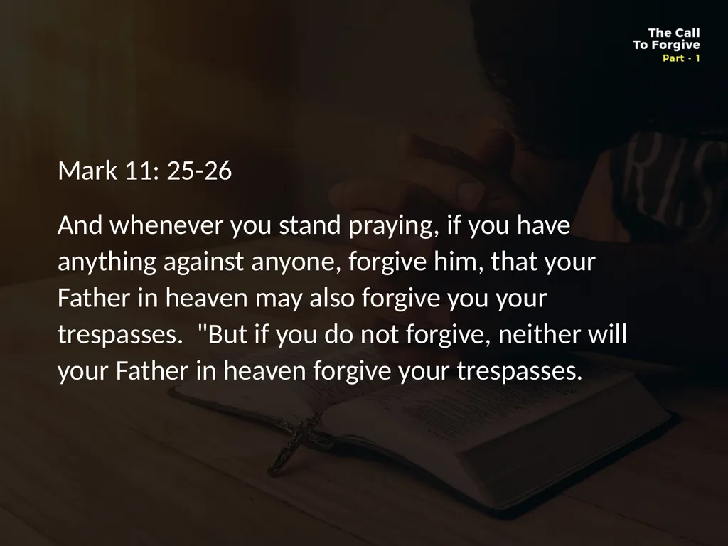 WHAT DOES IT MEAN TO FORGIVE? Forgiveness is so - slide 8 of 22
