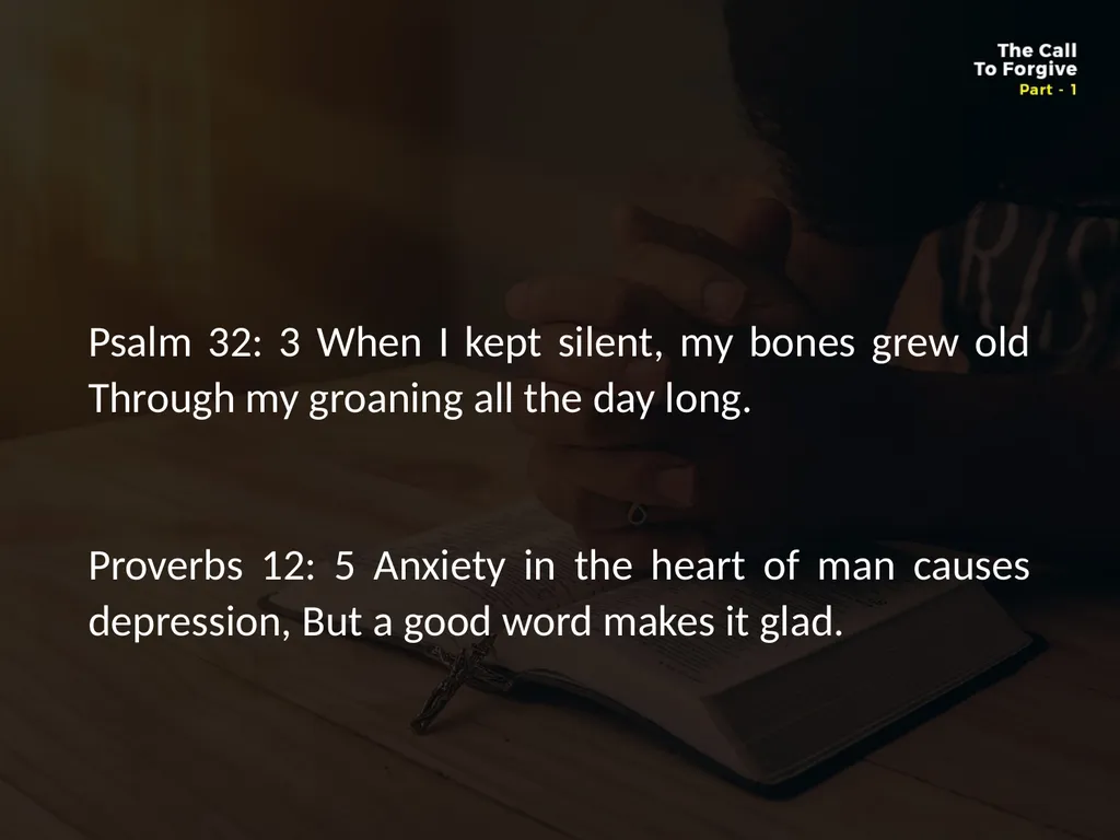 WHAT DOES IT MEAN TO FORGIVE? Forgiveness is so - slide 6 of 22
