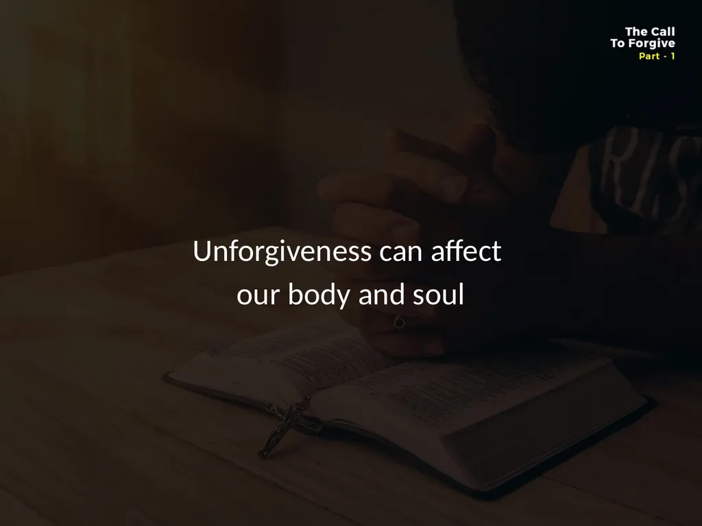 WHAT DOES IT MEAN TO FORGIVE? Forgiveness is so - slide 5 of 22