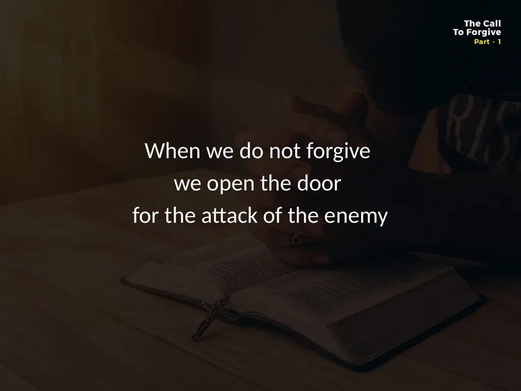 WHAT DOES IT MEAN TO FORGIVE? Forgiveness is so - slide 9 of 22