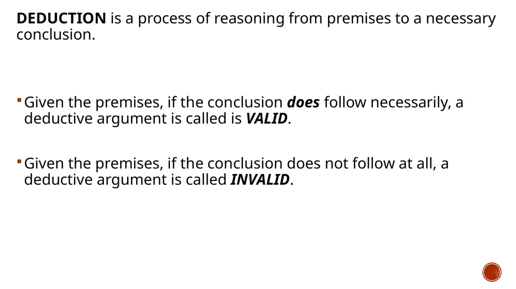 logic THE SCIENCE OF REASONING People use - slide 71 of 124