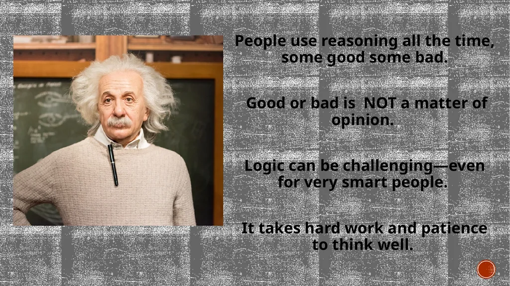 logic THE SCIENCE OF REASONING People use - slide 2 of 124