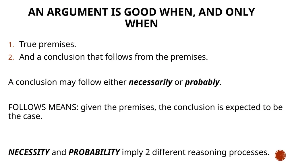 logic THE SCIENCE OF REASONING People use - slide 54 of 124