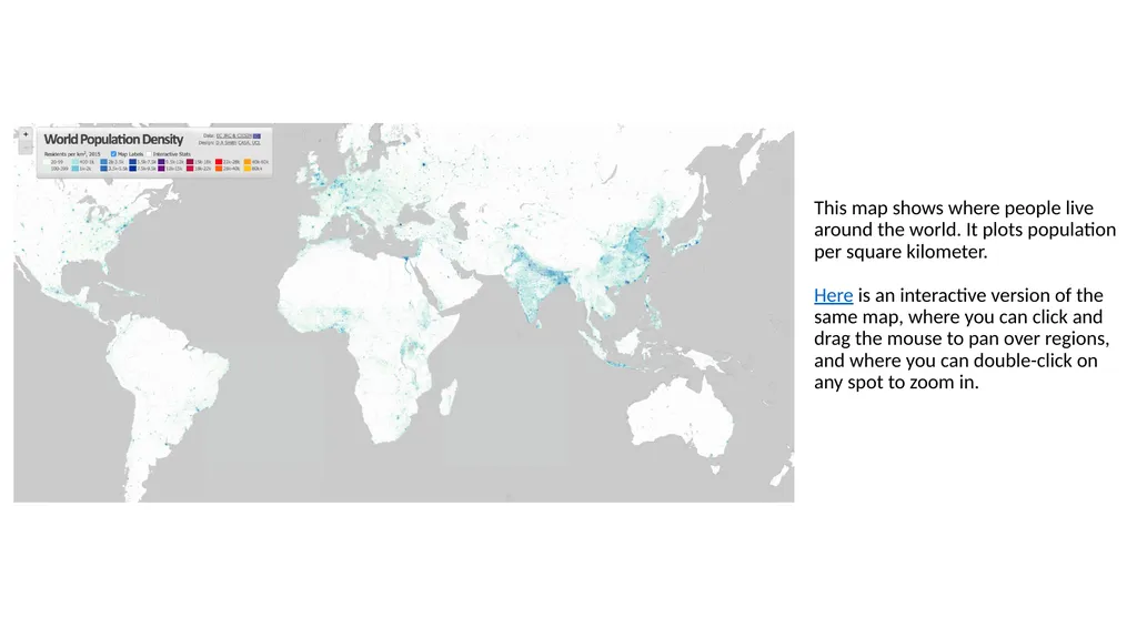Outline How many people live around the world - slide 4 of 29