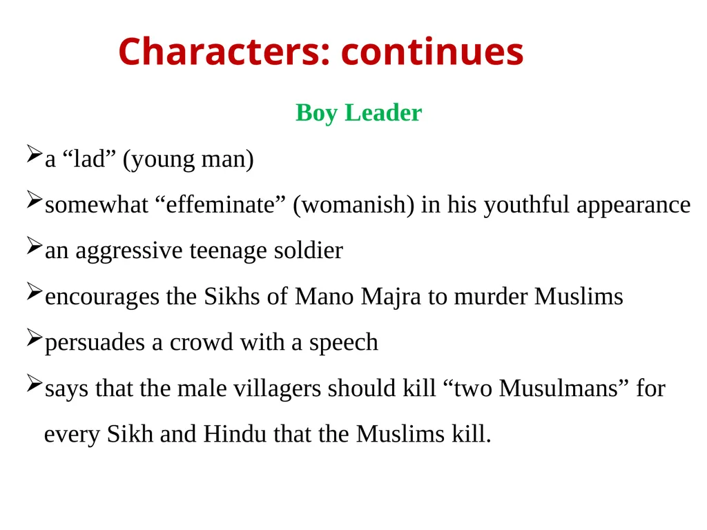 1 TRAIN TO PAKISTAN A Partition Novel by Khushwant - slide 17 of 33