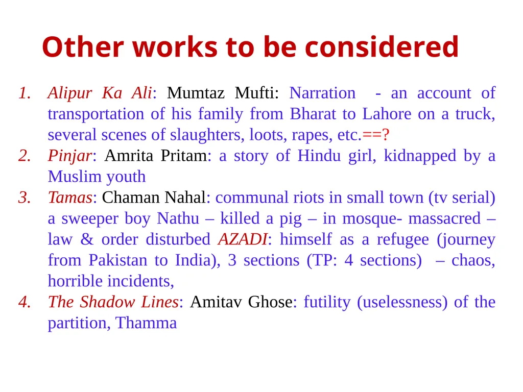1 TRAIN TO PAKISTAN A Partition Novel by Khushwant - slide 31 of 33