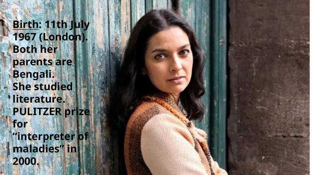 Jhumpa Lahiri: The Third And Final Continent. By - slide 3 of 22