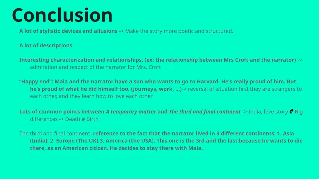 Jhumpa Lahiri: The Third And Final Continent. By - slide 17 of 22