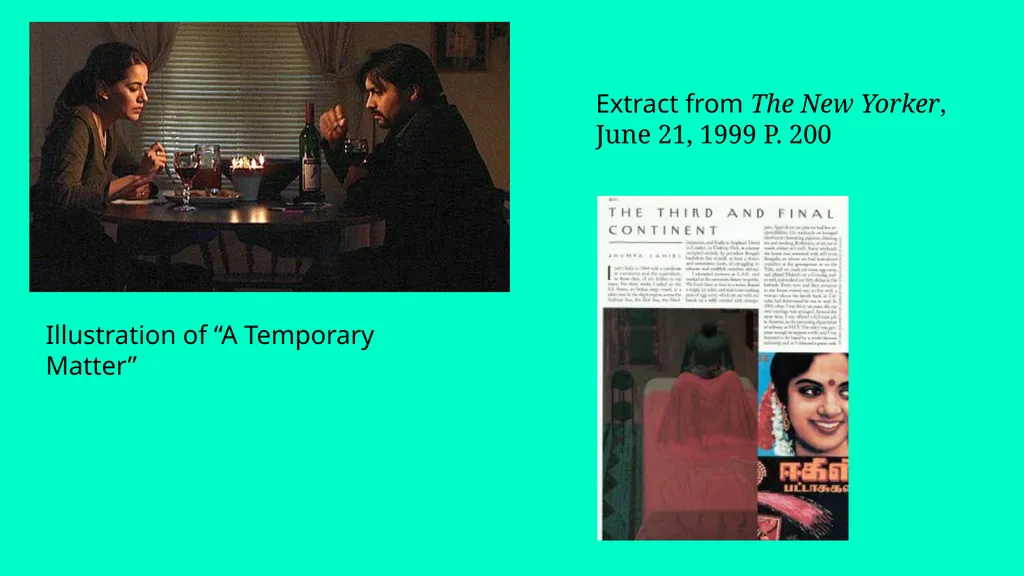 Jhumpa Lahiri: The Third And Final Continent. By - slide 15 of 22