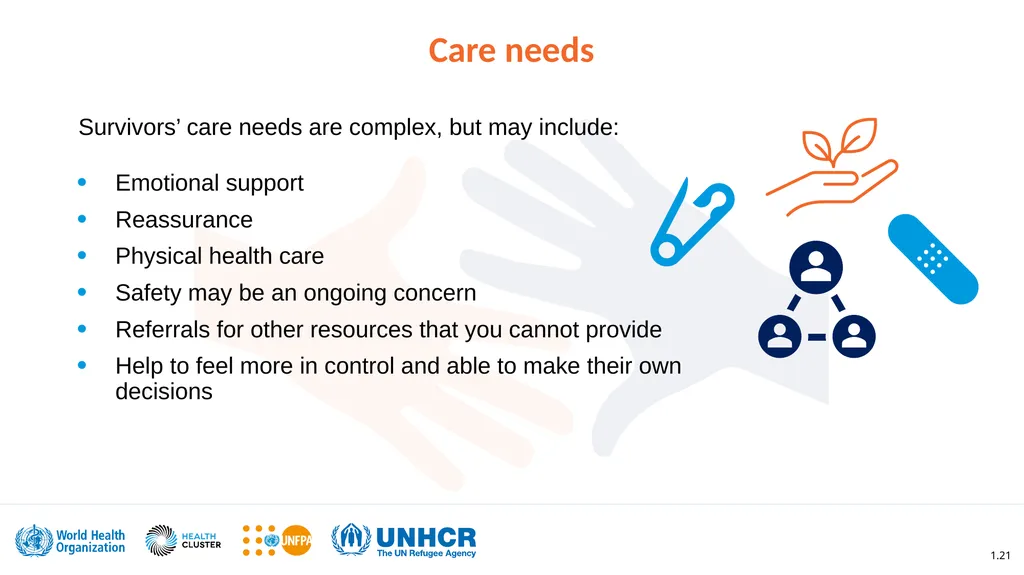 Clinical management of rape and intimate partner - slide 21 of 26