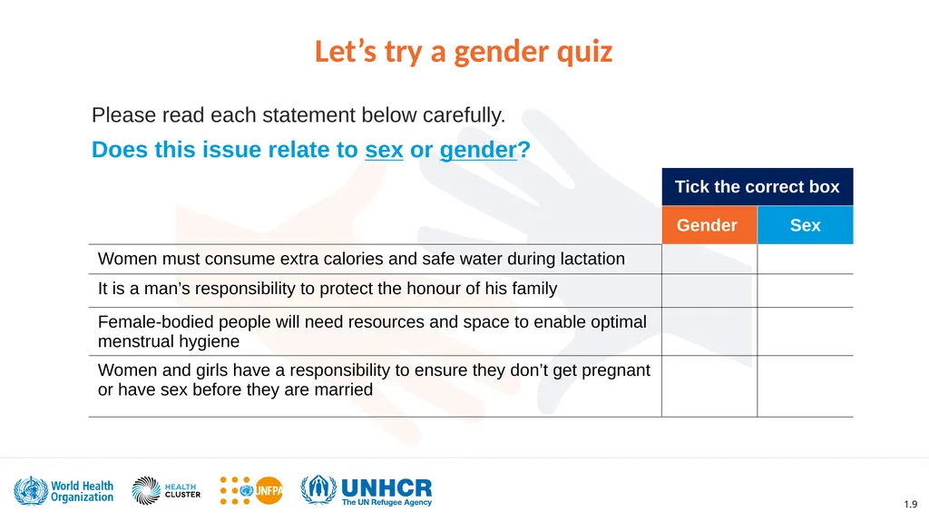 Clinical management of rape and intimate partner - slide 9 of 26