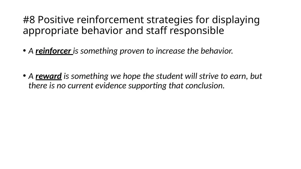Competing Behaviors Pathways and Behavior Support - slide 55 of 64