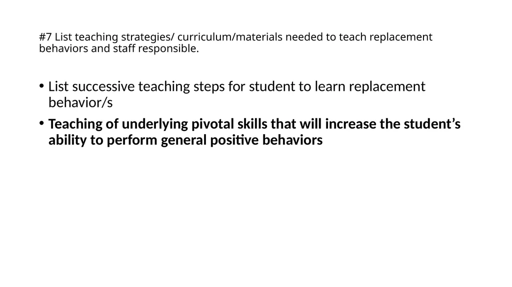 Competing Behaviors Pathways and Behavior Support - slide 54 of 64