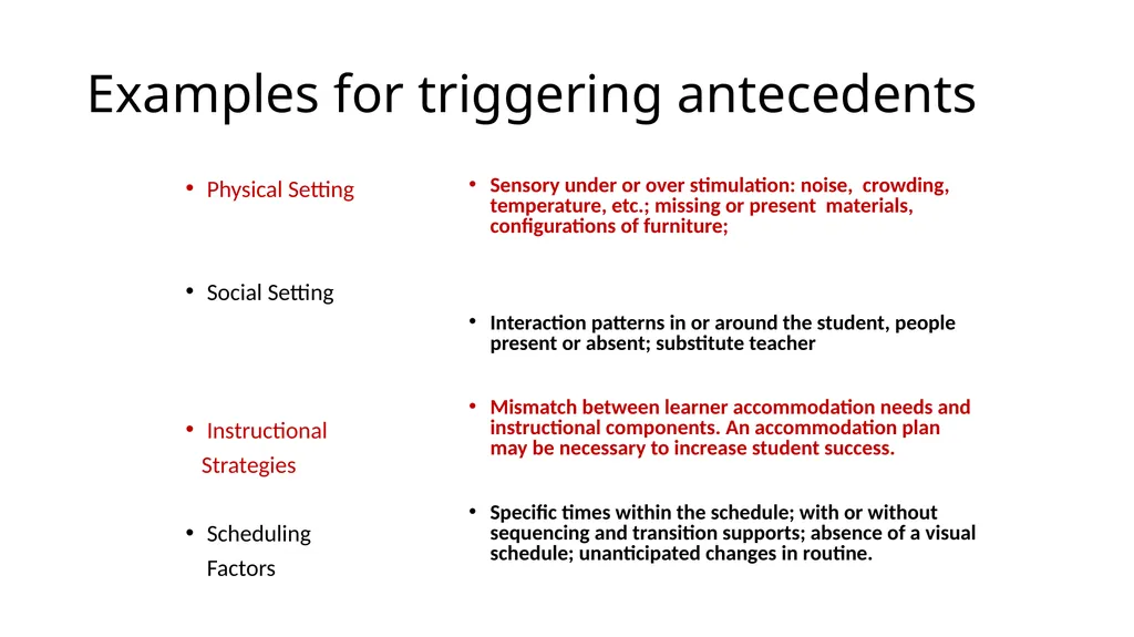 Competing Behaviors Pathways and Behavior Support - slide 28 of 64