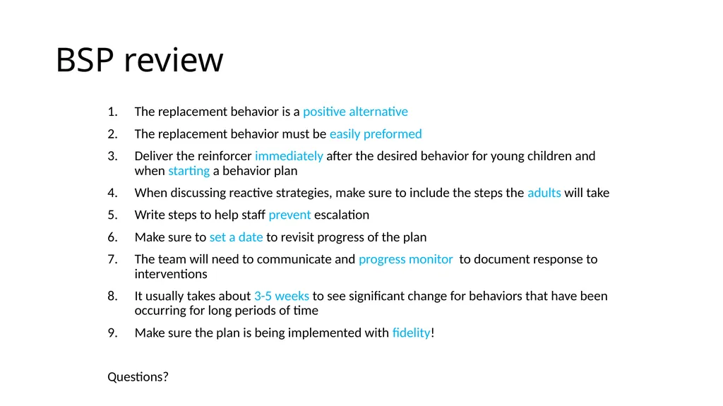 Competing Behaviors Pathways and Behavior Support - slide 62 of 64