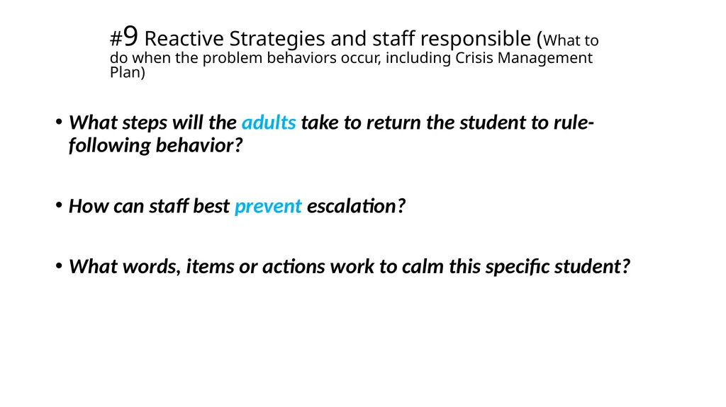 Competing Behaviors Pathways and Behavior Support - slide 57 of 64