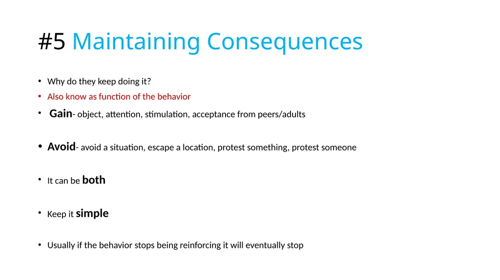 Competing Behaviors Pathways and Behavior Support - slide 31 of 64