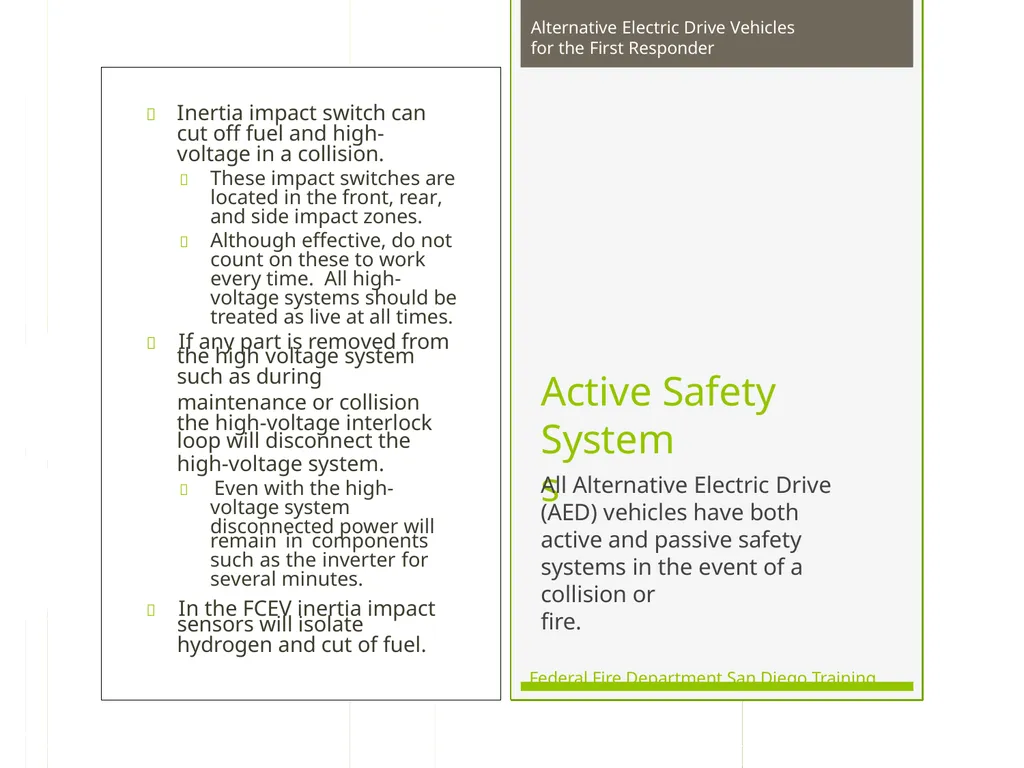 Fire Department San Diego Training Alternative - slide 34 of 72